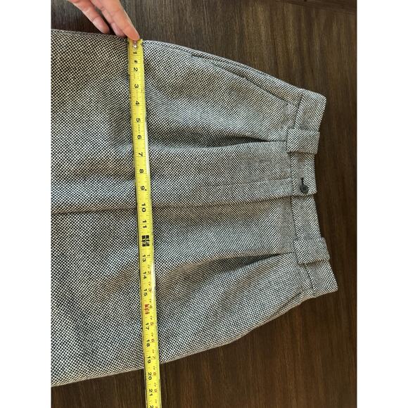 Yves Saint Laurent Rive Gauche Skirt Womens 40 Gray Tweed Wool Mohair Italy - Picture 8 of 16